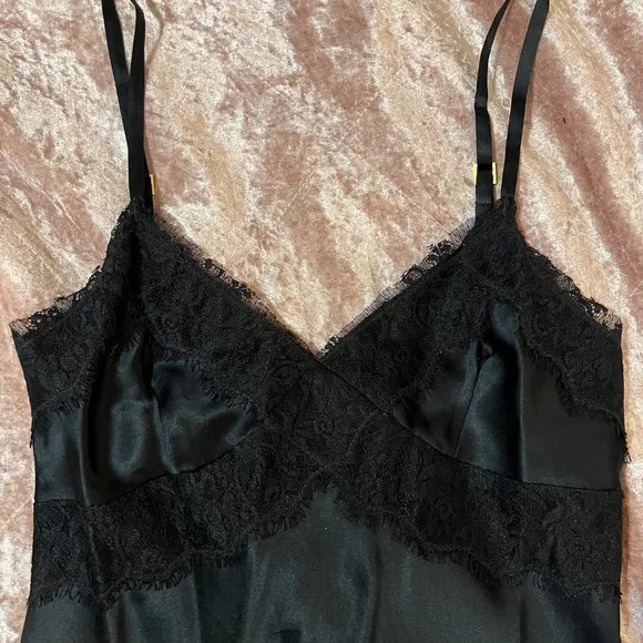 Silk Lace Trim Camisole Like New from Express Design Studio - Picture 2 of 3